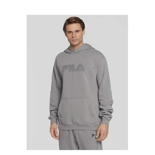 Bluza męska z kapturem kangurka Fila FAM0277-80027 M Szara (4064556362452). Bluzy z kapturem męskie - Bluzy męskie - miniaturka - grafika 1