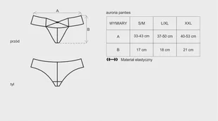 Obsessive Auroria Panties - Figi, niebieski Wariant/Rozmiar: L/XL  << DYSKRETNIE   |   DOSTAWA 24h   |  GRATISY - Majtki damskie - miniaturka - grafika 3
