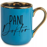 Kubki - KUBEK ELEGANT NIEBIESKI IDEALNY PREZENT DLA PANI DOKTOR SUPER JAKOŚĆ WZORY - miniaturka - grafika 1