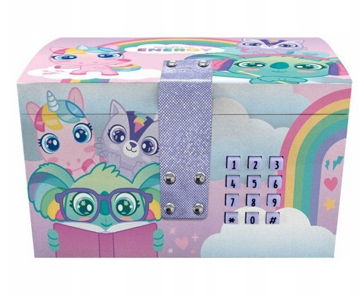 Pudełko na biżuterię otwierane na kod z efektami dźwiękowymi Sweet Dreams KL11675 Kids Euroswan