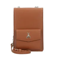 Torebki damskie - Patrizia Pepe Kopertówka Skórzany 11.5 cm brązowy - miniaturka - grafika 1