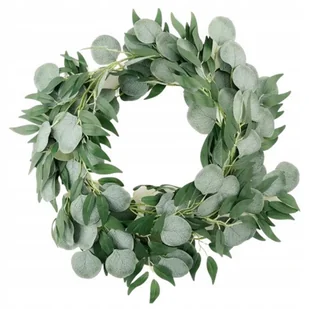 Girlanda Eukaliptus Pnącze Bluszcz Sztuczne Kwiaty - Sztuczne kwiaty - miniaturka - grafika 1