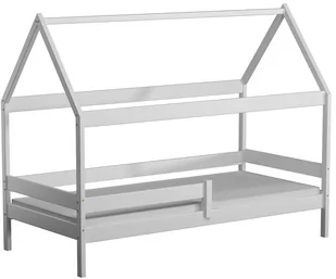 Białe sosnowe łóżko domek dla dziecka Petit 3X 180x80 cm - Łóżka dla dzieci i młodzieży - miniaturka - grafika 1