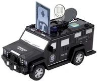 Skarbonki - Skarbonka Dla Dzieci Samochód Policja Sejf Bank U302 - miniaturka - grafika 1