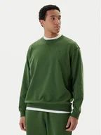 Bluzy męskie - New Balance Bluza MT41506 Zielony Relaxed Fit - miniaturka - grafika 1