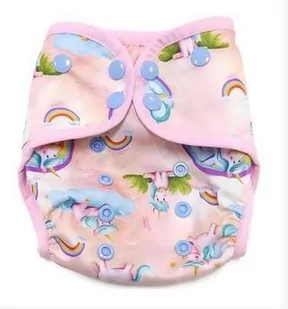 Otulacz z lamówką - JEDNOROŻCE OS 7-16kg - Pieluchy - miniaturka - grafika 1