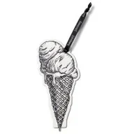 Zakładki do książek - If Bookmarks Pens zakładka długopis - lody - miniaturka - grafika 1