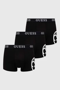 Guess bokserki 3-pack PLACED męskie kolor czarny U4RG04 K6YW0 - Majtki damskie - miniaturka - grafika 1