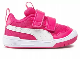 Buty dla dziewczynek - Buty Dziecięce Puma Multiflex 380846-07 Rzepy 22 - grafika 1