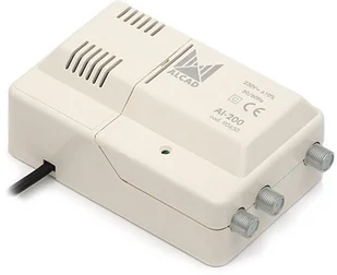 Wzmacniacz Alcad AI-200 VHF-UHF 1we/2wy szerokopasmowy - Wzmacniacze antenowe - miniaturka - grafika 1