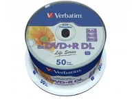 Nośniki danych - Płyty DVD+R VERBATIM Spindle 50 X8, 8.5 GB - miniaturka - grafika 1