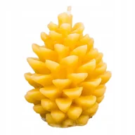 Świece - Świeca z wosku pszczelego szyszka mała - miniaturka - grafika 1