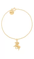 Bransoletki - Pozłacana bransoletka ze znakiem zodiaku Baran - miniaturka - grafika 1