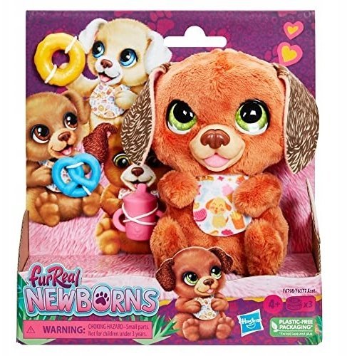 Anek Furreal Interaktywny Pies Piesek Newborns Dog 2 od Hasbro akcesoria
