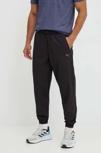 Puma spodnie dresowe kolor czarny gładkie 681655 - Spodnie męskie - miniaturka - grafika 1