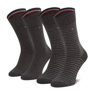 Skarpety bawełniane Tommy Hilfiger [100001496 201] 2PAK-39-42 - Skarpetki męskie - miniaturka - grafika 1