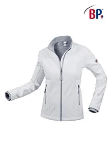 BP 1695-571-21-XL damska kurtka softshellowa, stójka, zamek błyskawiczny z przodu, 255,00 g/m², 100% poliester, biały, XL - Kurtki damskie - miniaturka - grafika 1