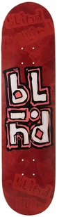 Blind deck OG STACKED STAMP DECK Red - Akcesoria do skatingu - miniaturka - grafika 1