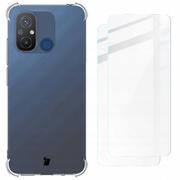 Etui i futerały do telefonów - Bizon Etui + 2x szkło Case Clear Pack do Xiaomi Redmi 12C, przezroczyste - miniaturka - grafika 1