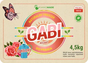 Eko proszek do prania Gabi Róża 4,5kg Kolor-worek - Środki do prania - miniaturka - grafika 1