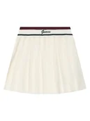 Spódnice - Guess Spódnica plisowana J5BD16 Z1152 Écru Regular Fit - miniaturka - grafika 1