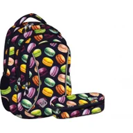 Plecaki szkolne i tornistry - St. Majewski Plecak Macarons + saszetka - miniaturka - grafika 1