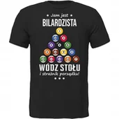 Koszulki męskie - KOSZULKA JAM JEST BILARD WÓDZ PREZENT MIŁOŚNIK - miniaturka - grafika 1
