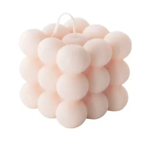 100% Naturalna świeca bubble Mohani z wosku rzepakowego - różowa, duża - Zapachy do domu 100% Naturalna świeca bubble Mohani z wosku rzepakowego - różowa, duża - Zapachy do domu - miniaturka - grafika 1