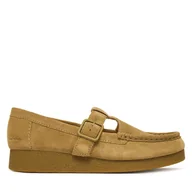 Półbuty damskie - Półbuty Clarks WallabeeEVOBar 26183152 Brązowy - miniaturka - grafika 1