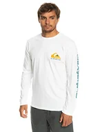 Koszulki męskie - Quiksilver Omni Logo Ls Koszulka męska (zestaw 1) - miniaturka - grafika 1