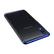 Etui i futerały do telefonów - Clear Color case żelowy pokrowiec etui z metaliczną ramką Samsung Galaxy A10 niebieski - miniaturka - grafika 1