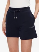 Spodenki damskie - Tommy Hilfiger Szorty sportowe 1985 WW0WW38348 Granatowy Relaxed Fit - miniaturka - grafika 1
