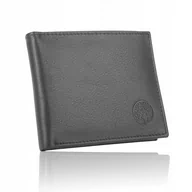 Portfele - Betlewski, Portfel męski ze skóry mały cienki skóra szary - miniaturka - grafika 1