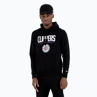 Bluza męska New Era NOS NBA Regular Los Angeles Clippers Hoody black - Bluzy męskie - miniaturka - grafika 1