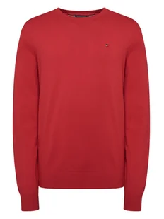 Tommy Hilfiger Sweter Essential Ssnl MW0MW39999 Czerwony Regular Fit - Swetry męskie - miniaturka - grafika 1
