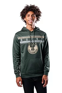 Unk NBA Męska bluza z kapturem Midtown męska NBA polarowa bluza z kapturem Zielony myśliwy S - Bluzy męskie - miniaturka - grafika 1
