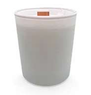 Świece - Świeca Sojowa Ręcznie wykonana biały mat Handmade 230 ml Piżmo - miniaturka - grafika 1
