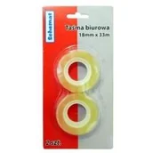 Taśmy klejące - Taśma biurowa 18mmx33m (2szt) - miniaturka - grafika 1