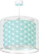 Lampy sufitowe - Dalber Dots lampa wisząca 1-punktowa zielona 41002H 41002H - miniaturka - grafika 1