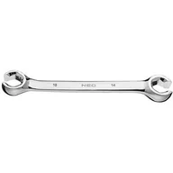 Klucze i nasadki - Neo Klucz oczkowy półotwarty 13 x 14 mm - miniaturka - grafika 1