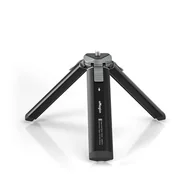 Selfie stick - aMagisn AM11 statyw stołowy, mini statyw podróżny, metalowy statyw na telefon ze śrubą 1/4 cala, 2-stopniowa regulacja wysokości dla stabilizatora gimbala, selfie stick, aparatu DSLR - miniaturka - grafika 1