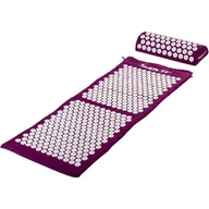 Akcesoria medycyny naturalnej - Fioletowa Mata Zdrowotna Do Akupresury 130X50 Cm Z Kolcami Na Ból Pleców - miniaturka - grafika 1