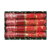 Opakowania i torebki na prezenty - Wstążka Czerwona, Mix Wzorów, 2 m - miniaturka - grafika 1