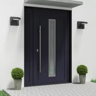 Lucande Belna kinkiet zewnętrzny LED, szary grafit - Lampy ogrodowe - miniaturka - grafika 2