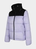 Kurtki damskie - 4F, Kurtka damska zimowa, Fioletowy, H4Z22-KUDP014, rozmiar XS - miniaturka - grafika 1