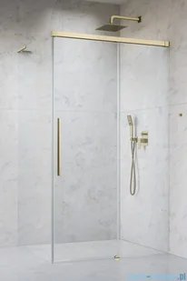 Radaway Idea 8 QL XL Kdj Brushed Gold kabina 120x80cm prawa szczotkowane złoto 10560617-99-01R/10570572-01-01/10580080-01-01L - Kabiny prysznicowe - miniaturka - grafika 1