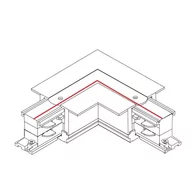 Akcesoria do oświetlenia - Nowodvorski Łącznik kątowy CTLS RECESSED POWER L CONNECTOR RIGHT L-R 8231 8231 - miniaturka - grafika 1