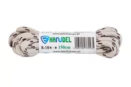 Akcesoria obuwnicze - Sznurówki Sznurowadła trekkingowe Beż 155m brąz 42m 120cm - miniaturka - grafika 1