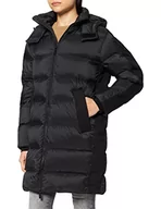 Kurtki damskie - Superdry Edit Premium Shion Down Kurtka damska, Nero (Manor House Black Lq0), S - miniaturka - grafika 1