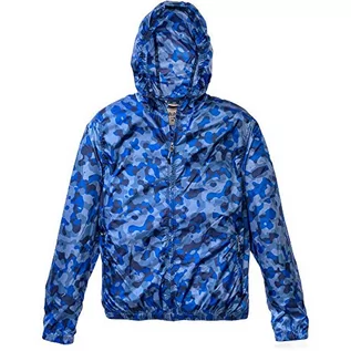 Kurtki męskie - Dolomite Forest M męska kurtka przeciwdeszczowa niebieski blau (camouflage blue) X-L 269555 - grafika 1